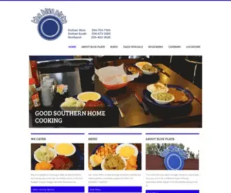 Blueplaterestaurant.com(Gather around one of our tables for delicious southern home cooking) Screenshot