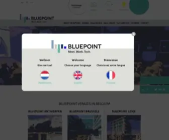 Bluepoint.be(Business centers in Antwerp) Screenshot