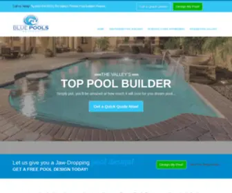Bluepoolsphoenix.com(Phoenix Pool Builders) Screenshot