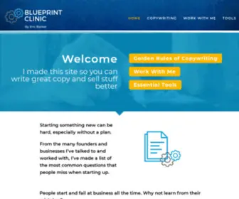 Blueprintclinic.com(Tools and Resources for Freelancers & Startups) Screenshot