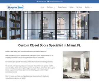 Blueprintdoors.com(Custom Doors Miami Florida) Screenshot