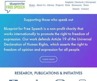 Blueprintforfreespeech.net Screenshot