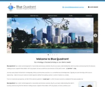 Bluequadrant.com.au(Sensible Property Solutions) Screenshot