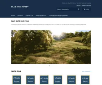 Bluerailhobby.com(Blue Rail Hobby) Screenshot