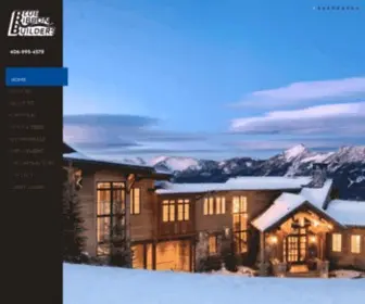 Blueribbonbuilders.com(Custom Home Builders in Big Sky and Southwest MontanaBlue Ribbon Builders) Screenshot