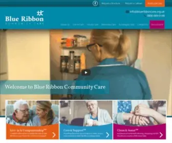 Blueribboncare.org.uk(Blue Ribbon) Screenshot