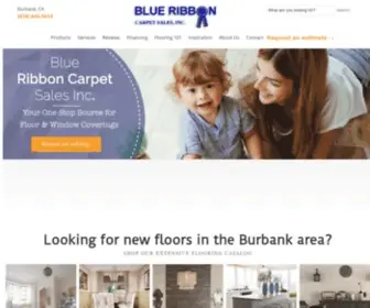 Blueribboncarpets.com(Blue Ribbon Carpet Sales) Screenshot