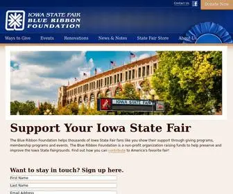 Blueribbonfoundation.org(Iowa State Fair Blue Ribbon Foundation) Screenshot
