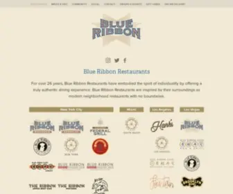 Blueribbonrestaurants.com(Blue Ribbon Restaurants) Screenshot