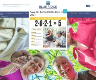 Blueridgeassistedliving.com(Blue Ridge By Discovery Senior Living) Screenshot