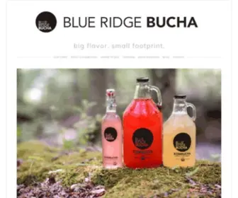 Blueridgebucha.com(Blue Ridge Bucha) Screenshot