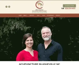 Blueridgeclinic.com(Acupuncture Asheville) Screenshot