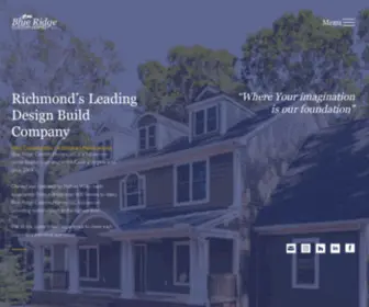 BlueridgecustomhomesofVa.com(Richmond, VA Custom Home Builder) Screenshot