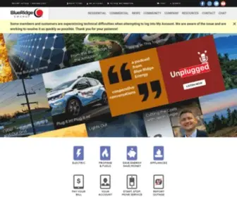 Blueridgeemc.com(Blue Ridge Energy) Screenshot