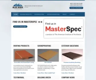 Blueridgefiberboard.com(BLUE RIDGE FIBERBOARD) Screenshot