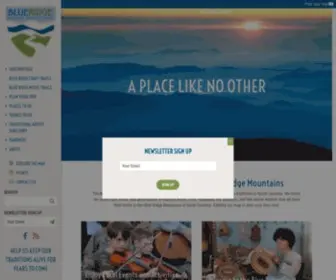 Blueridgeheritage.com(Blue Ridge National Heritage Area) Screenshot