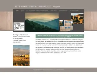 Blueridgelumber.net(Blue Ridge Lumber Company) Screenshot