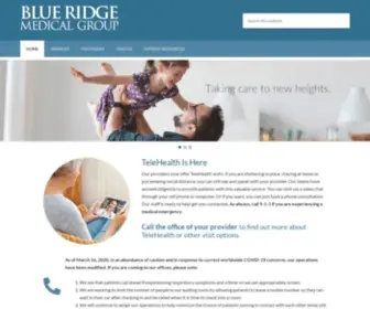 Blueridgemedicalgroup.com(Blue Ridge Medical Group) Screenshot