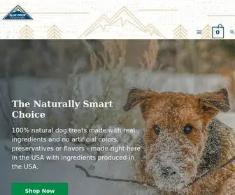 Blueridgenaturals.net(All Natural Dog Treats) Screenshot