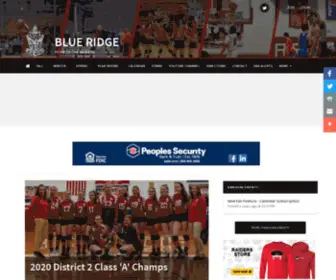 Blueridgeraiders.org(Blue Ridge High School) Screenshot