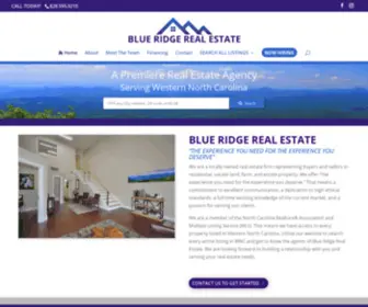 Blueridgerealestate.com(Blue Ridge Real Estate) Screenshot