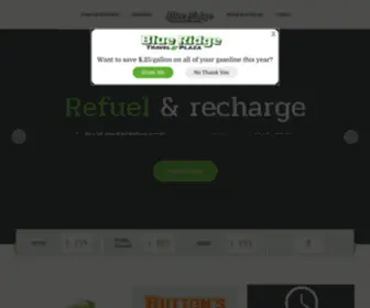 Blueridgetravelplaza.com(Blue Ridge Travel Plaza) Screenshot