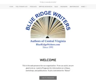 Blueridgewriters.com(Blueridge Writers) Screenshot