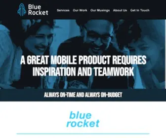 Bluerocket.us(Blue Rocket) Screenshot