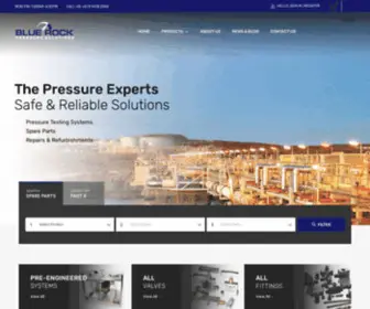 Bluerockps.com.au(BlueRock Pressure Solutions) Screenshot