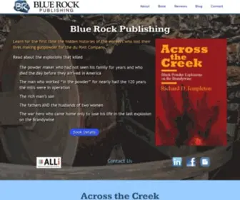 Bluerockpublishing.com(Blue Rock Publishing Across the Creek book author) Screenshot