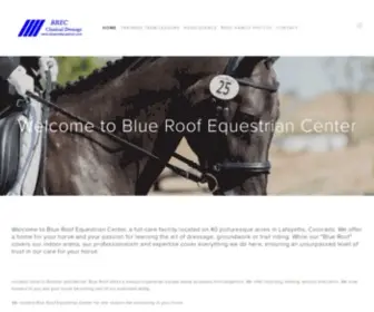 Blueroofequestrian.com(Blue Roof Equestrian Center) Screenshot