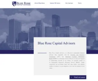 Blueroseadvisors.com(Blue Rose Capital Advisors) Screenshot