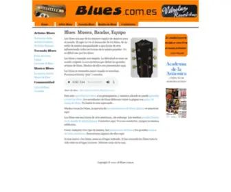 Blues.com.es(Musica, Bandas, Equipo) Screenshot