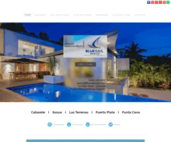 Bluesailrealty.com(Blue Sail Realty The Best Guide To Real Estate Property In The Dominican) Screenshot