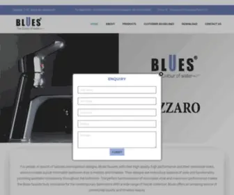 Bluesbathfittings.com(Blues Faucets) Screenshot