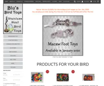 Bluesbirdtoys.com(Blu's Bird Toys) Screenshot