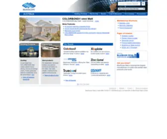 Bluescope.com.au(This website) Screenshot