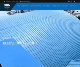 Bluescopelanka.com(Bluescope Lysaght) Screenshot