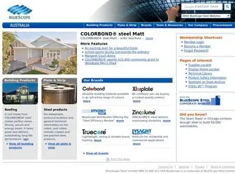 Bluescopesteel.com.au(This website) Screenshot
