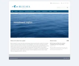 Blueseacap.com(Blue Sea Capital) Screenshot