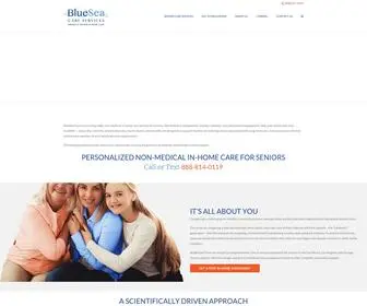 Blueseacare.com(Seal Beach senior home care. Offering comprehensive care management) Screenshot