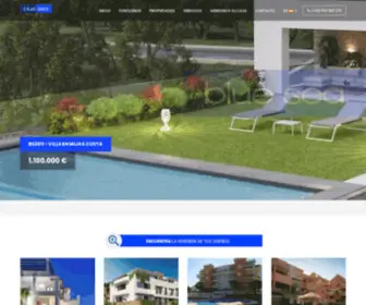 Blueseahomes.es(Blue Sea Homes) Screenshot