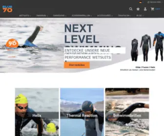 Blueseventy.eu(Blueseventy Europa) Screenshot