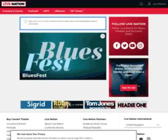 Bluesfest.co.uk(BluesFest Tickets) Screenshot