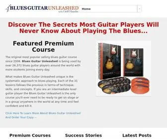 Bluesguitarunleashed.com(How To Play Blues Guitar With Blues Guitar Unleashed) Screenshot