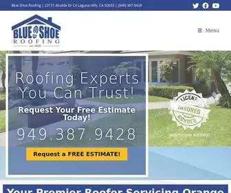 Blueshoeroofing.com(Blue Shoe Roofing) Screenshot