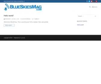 Blueskiesmag.co(Blue Skies Magazine) Screenshot