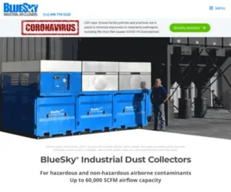 Bluesky-Global.com(Industrial Dust Collectors) Screenshot