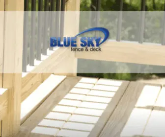 Blueskyfence.ca(Blue Sky Fence Deck) Screenshot