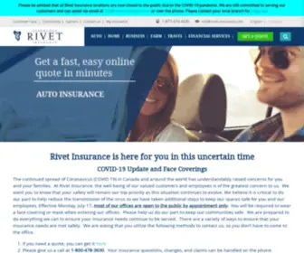 Blueskyfinancialgroup.com(Rivet Insurance) Screenshot